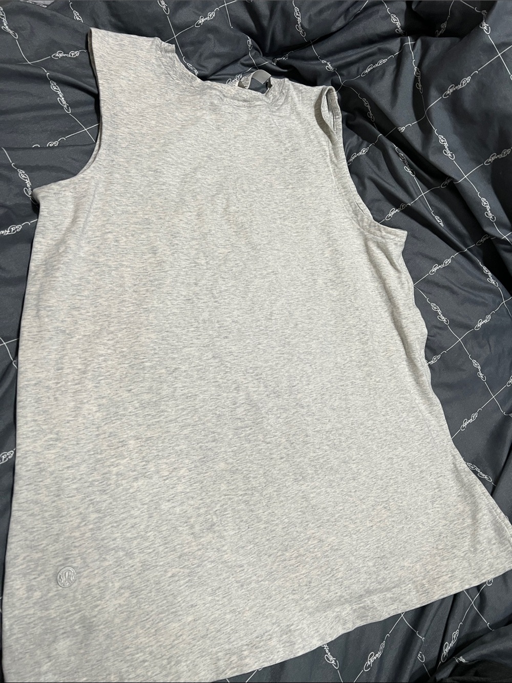 lululemon athletica Men's Light Heather Gray Sleeveless Tank